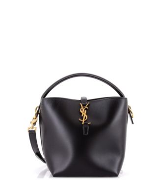 Б/у мини-сумка Saint Laurent Mini Le 37 типа bucket из кожи