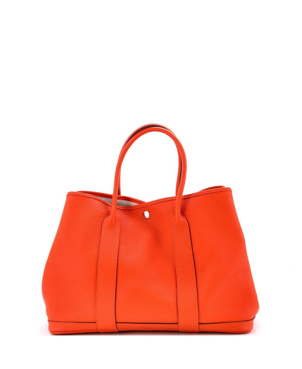 Сумка-тоут HERMÉS 36 Garden Party кожаная, б/у