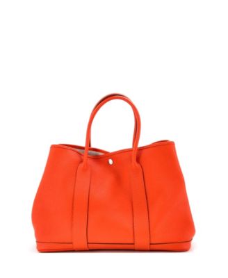 Сумка-тоут HERMÉS 36 Garden Party кожаная, б/у