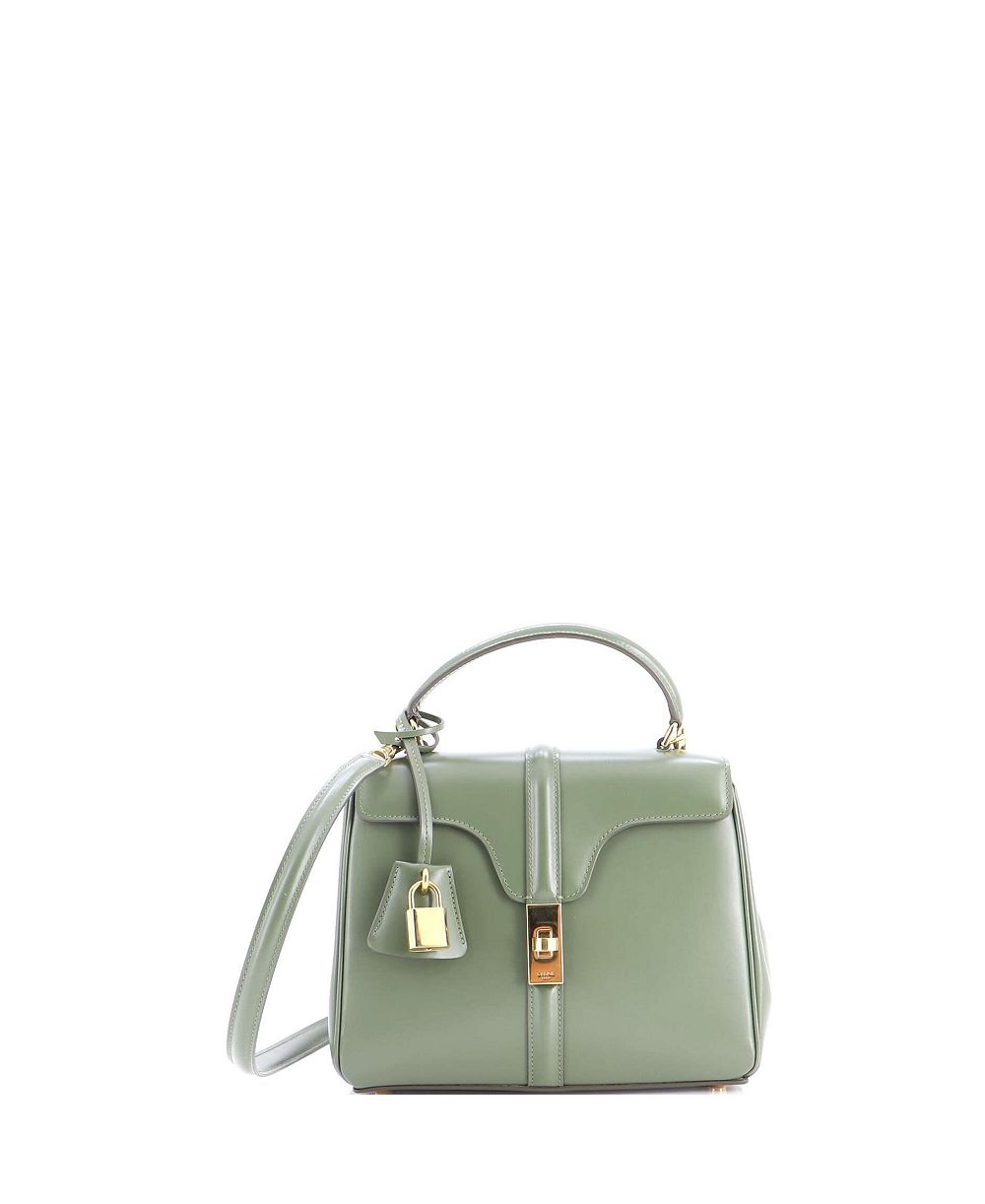 Сумка Celine Mini 16 Top Handle из гладкой телячьей кожи, б/у