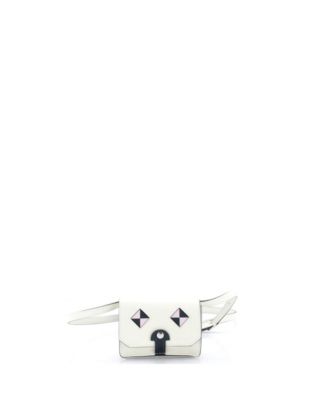 Кошелек HERMÉS Chien с ремешком, Swift и Chevre Mysore, б/у