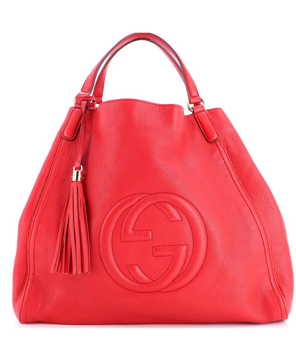 Pre-Owned Gucci Large Soho Shoulder Bag Leather
