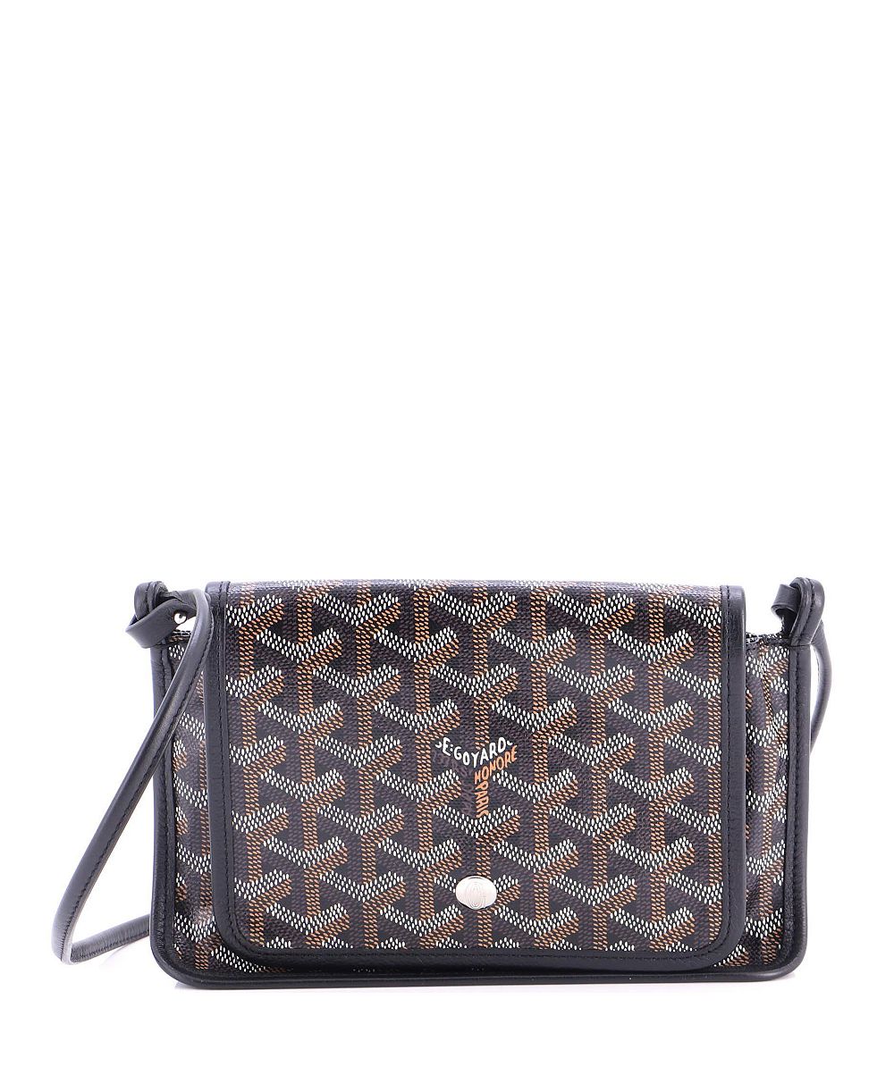 Pre-Owned Goyard Plumet Clutch Wallet Coated Canvas