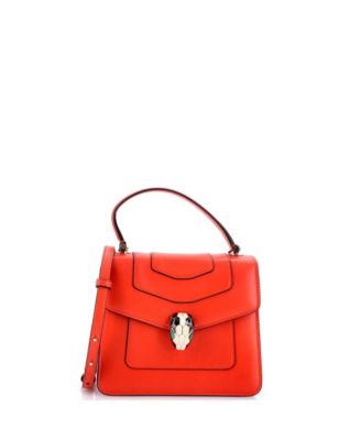 Pre-Owned Bvlgari сумка Serpenti Forever из кожи с верхней ручкой, Small
