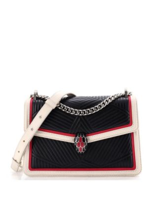 Pre-Owned Bvlgari сумка через плечо Serpenti Forever из стеганой кожи