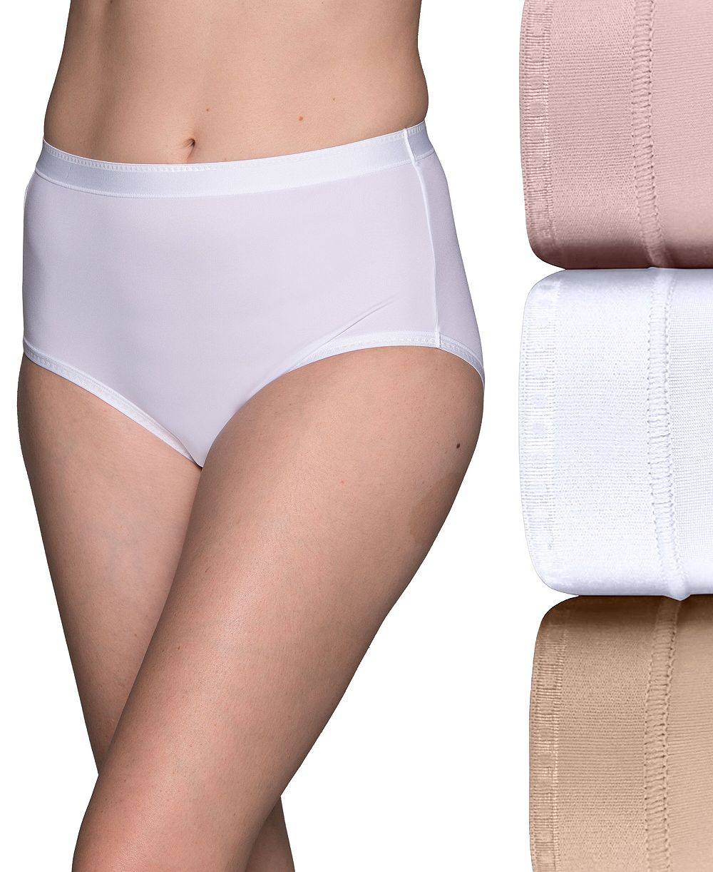 Vanity Fair Lingerie Женские трусики Comfort Where It Counts, комплект из 3 шт.