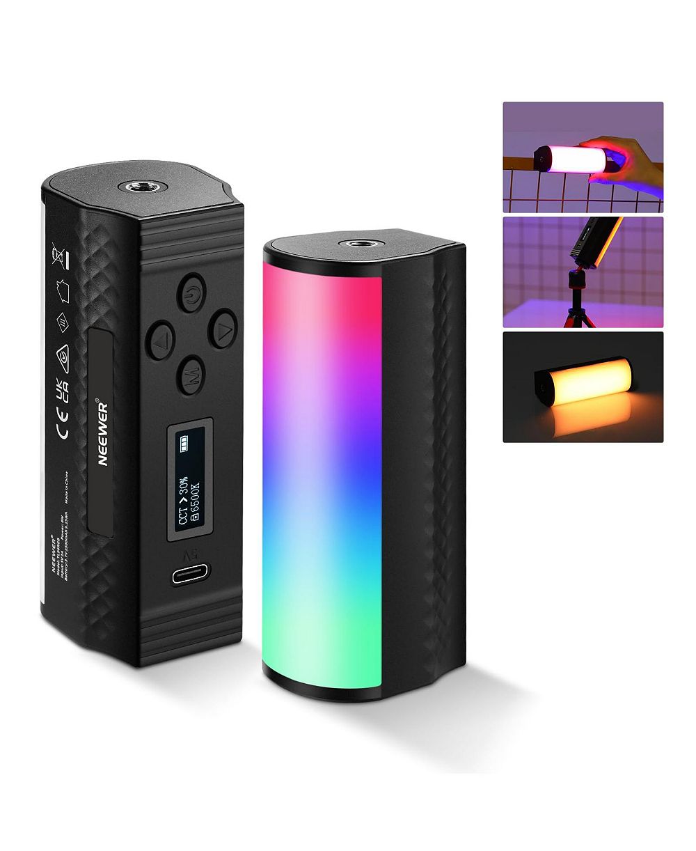 Neewer Basics Magnetic Handheld Light Wand 360degree(s) Full RGB Mini LED, TL96RGB