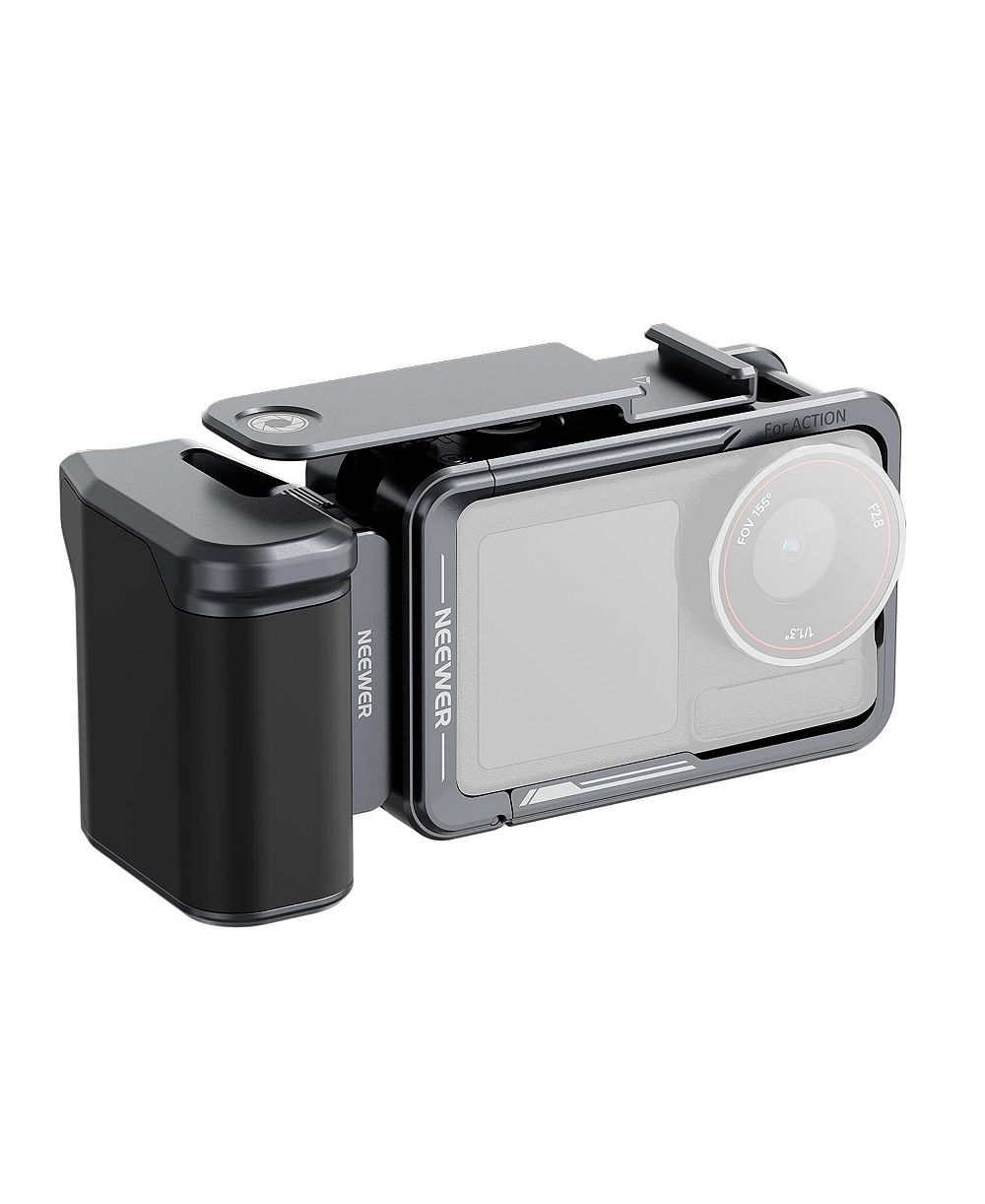 Neewer Cage and Side Handle Kit Compatible with DJI Osmo Action 5 Pro / 4/3