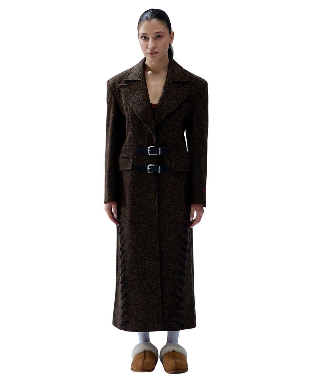 Женское длинное пальто PCFG Cashmere And Wool Blend