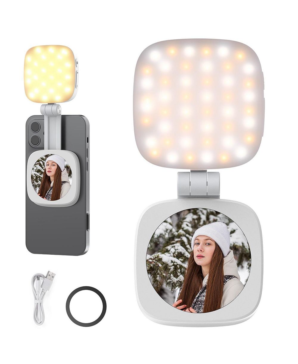 Neewer Basics Selfie Light Compatible with MagSafe iPhone, NL48B White