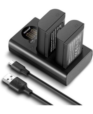Neewer DMW-BLK22 Dual Channel 2400 mAh Battery and Charger Set, 2-Pack for Panasonic Lumix