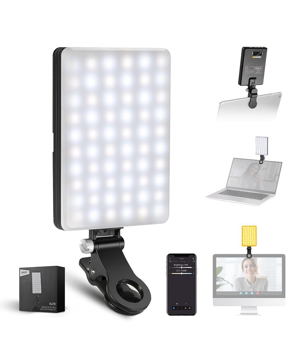 Neewer Basics VL67B Bi-Color Clip-On LED Light with App Control