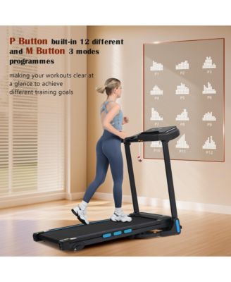 ZENY New Treadmills for Home, 3.5HP Hydraulic System Auto Foldable Treadmill with Incline,10MPH 350Lbs Weight Capacity Electric Treadmills