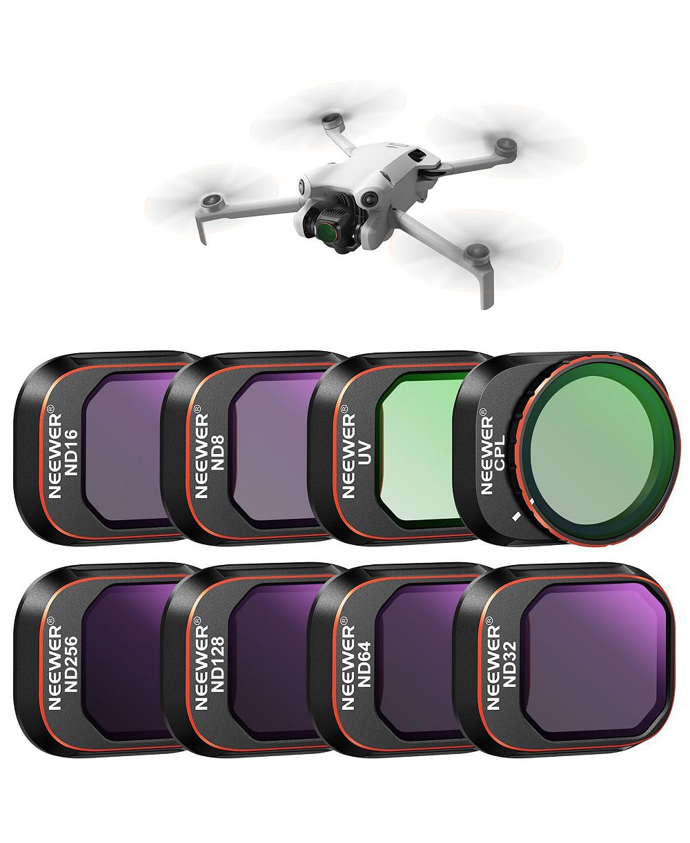 Neewer ND8 CPL/ND8/ND16/ND32/ND64 Camera Lens Filter Set for DJI Mini 4 Pro