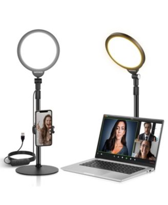 Neewer Basics R06 7-Inch USB Desk Ring Light with Stand and Phone Holder