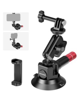 Neewer 3" Suction Cup Camera Mount Bracket with Ball Head Magic Arm, CA104