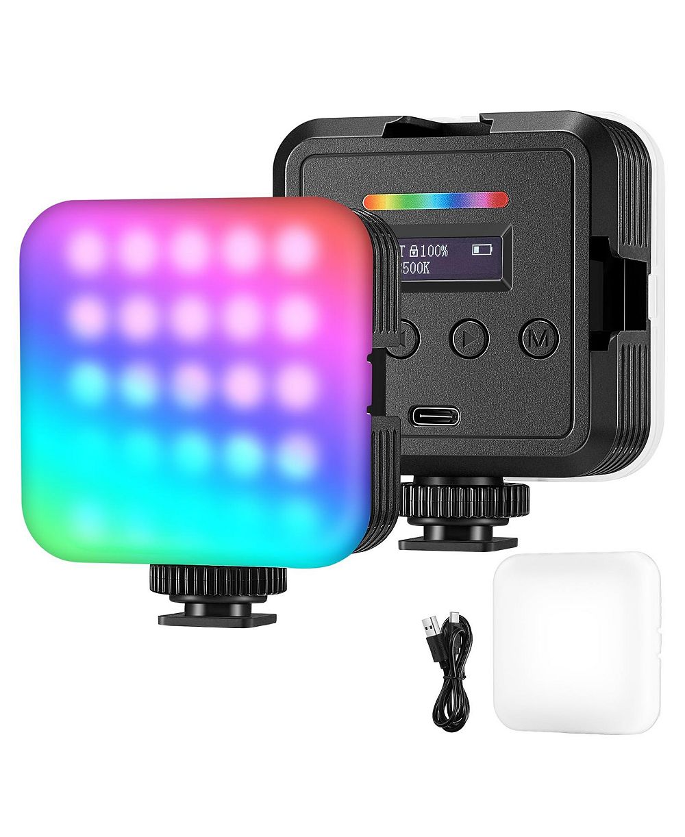 Neewer RGB61 Magnetic RGB LED Light with Diffuser, 1 Pack