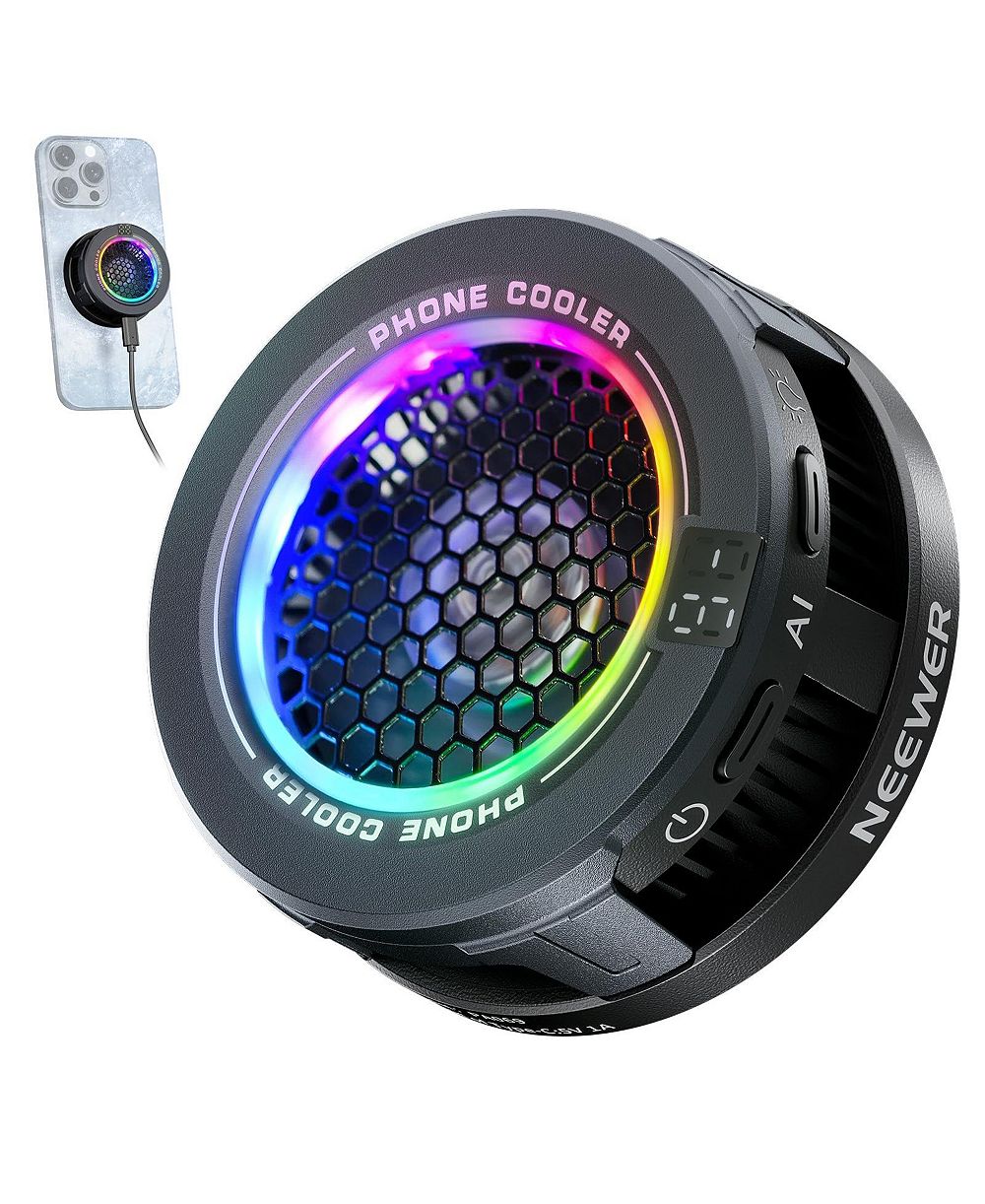 Neewer PA069 Magnetic RGB Phone Cooler for Select iPhone and Android Mobile Devices