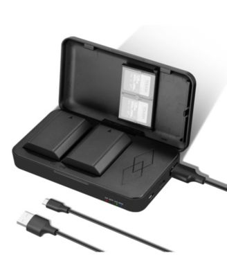 Neewer 2280mAh NP-FZ100 Replacement Battery 2 Pack with USB Dual Channel Charger Kit