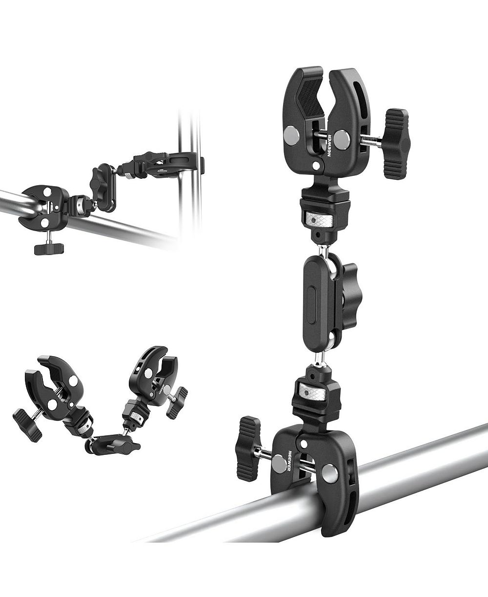 Neewer Double Super Clamp Camera Mount with Magic Arm, UA060