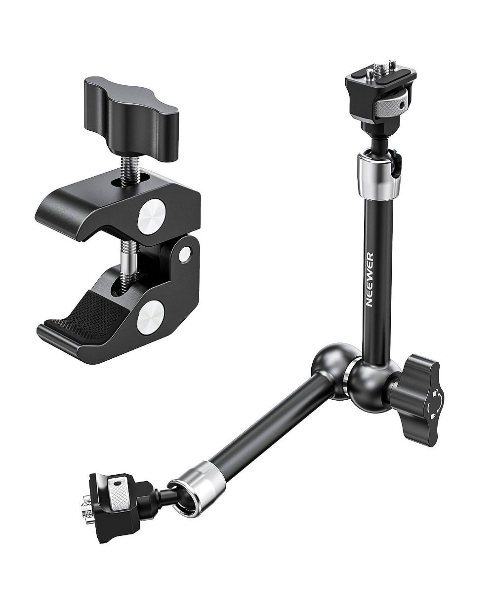 Neewer 11" Articulating Magic Arm Clamp Mount with Super Clamp, ST16C