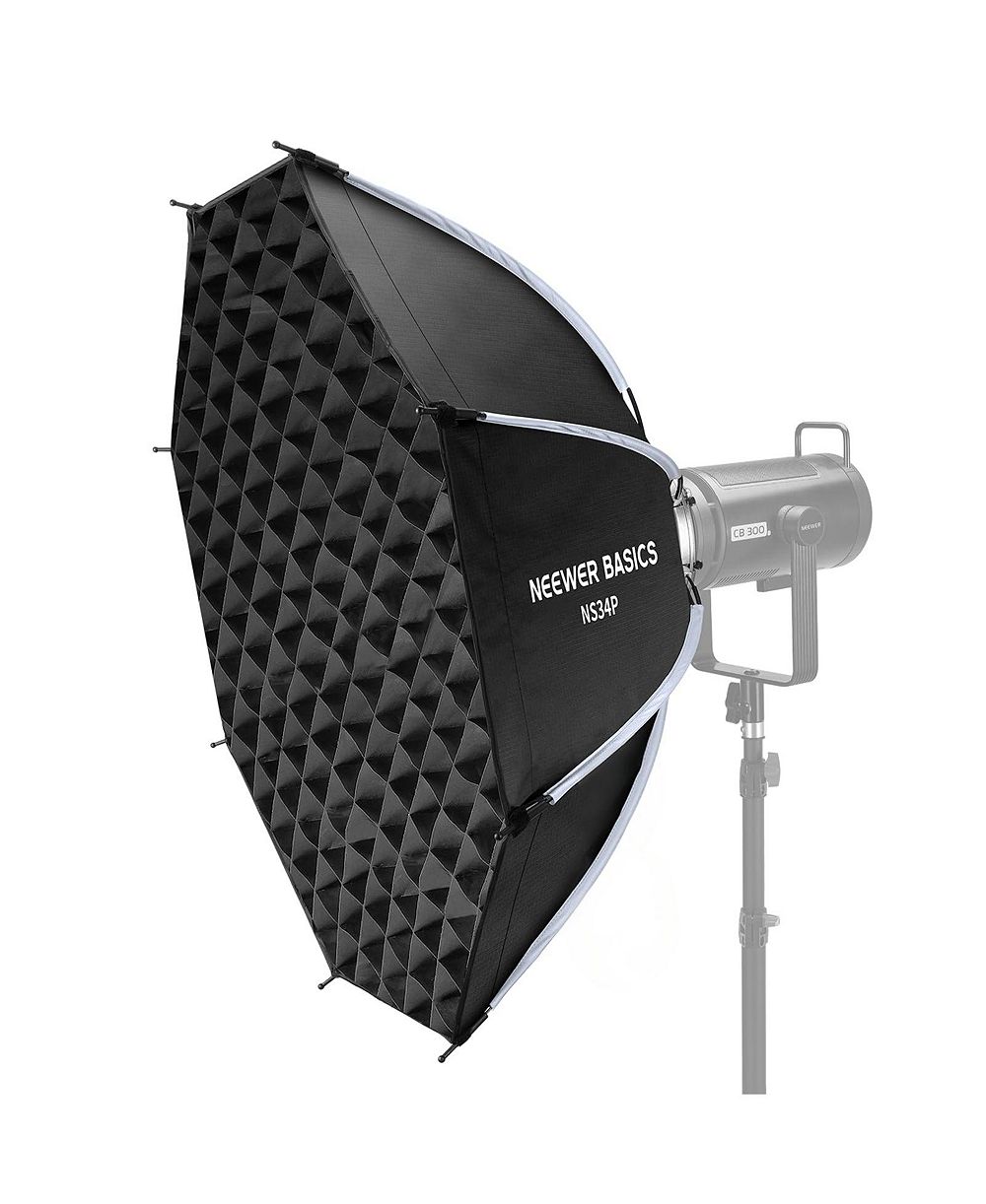 Neewer Basics Octagonal Softbox Kit for Photography Video Recording, NS34P