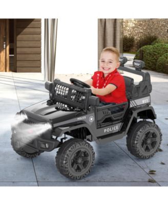 homfan 40.2" x 22.8" x 11.8" 12V Battery-Powered Remote-Control Ride-On Car, 66 lbs Capacity, Ages 3-6