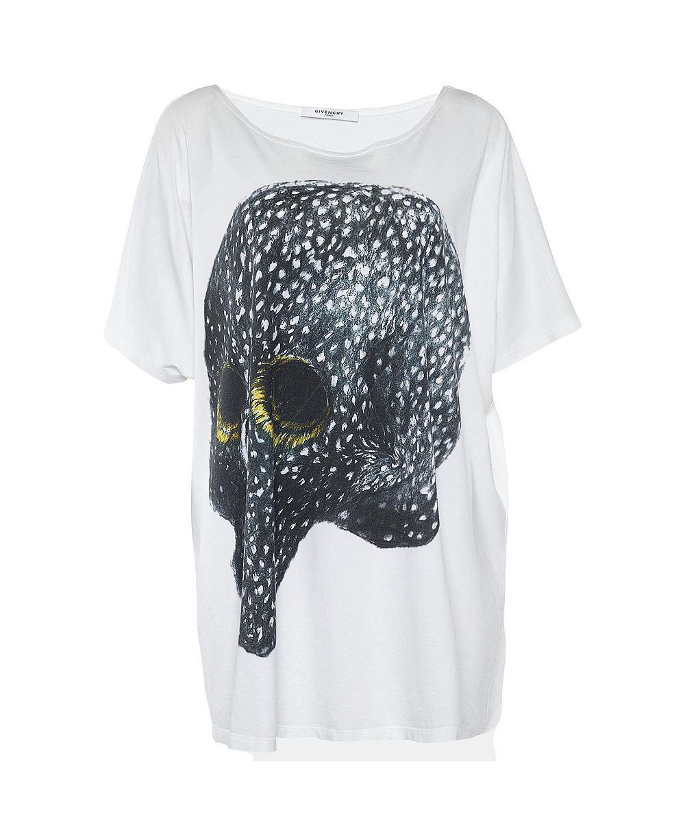 Pre-Owned Givenchy Women's Givenchy Abstract Graphic Print Cotton T-Shirt