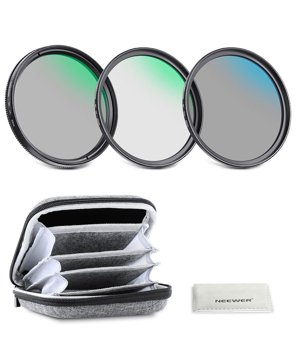 Neewer ND4 CPL and Neutral-Density Filter Set for Cameras