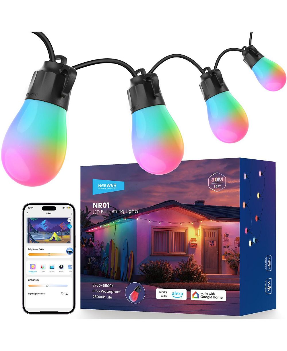 Neewer NR01 96ft Outdoor String Lights