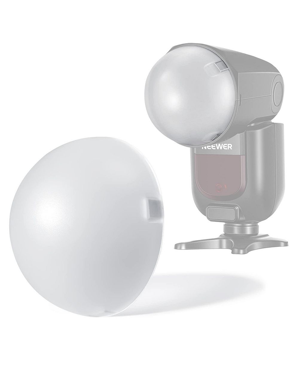 Neewer M12 Magnetic Dome Diffuser for Round Head Speedlite Flash