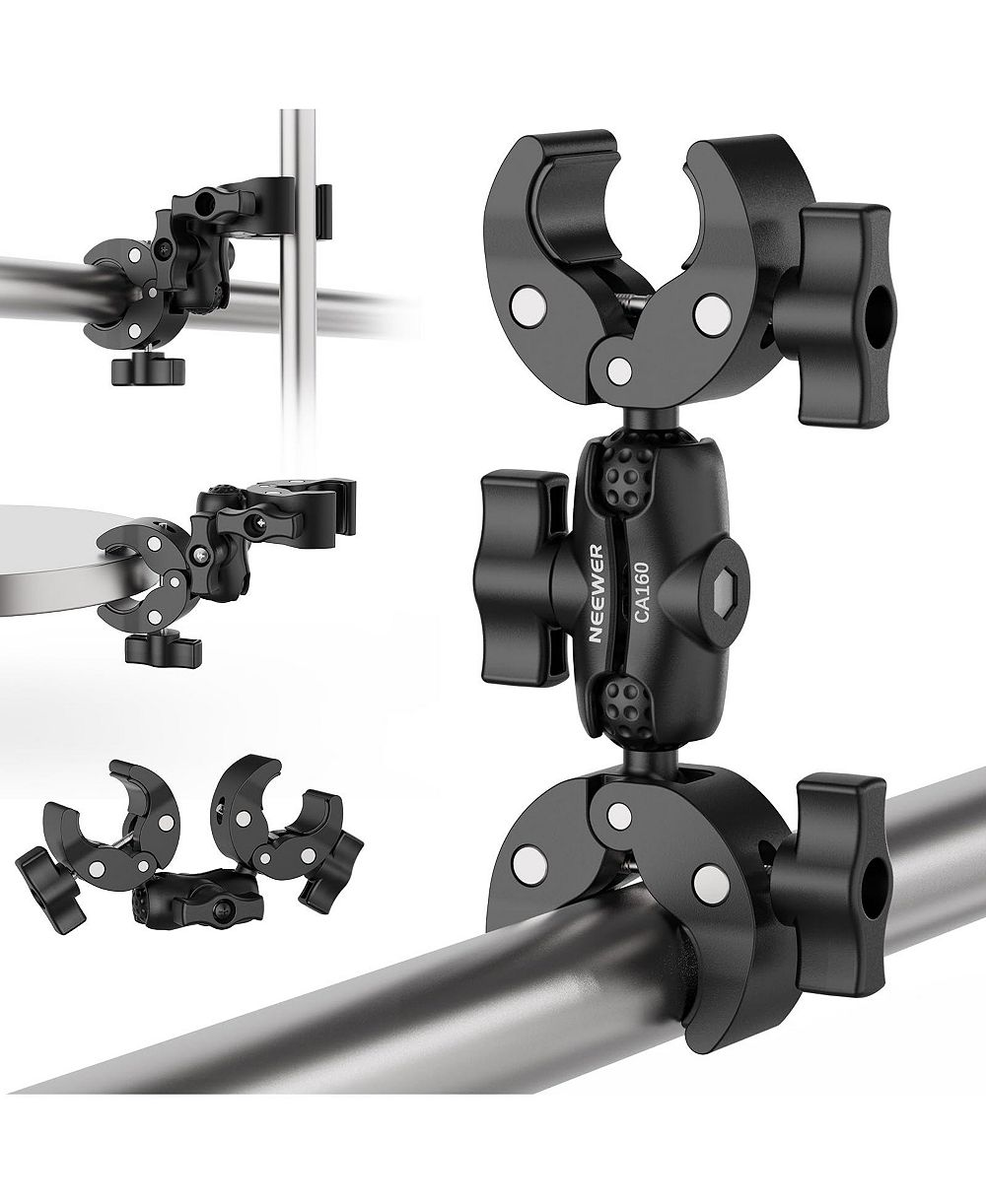 Neewer Double Super Clamp Mount with Magic Arm, CA160