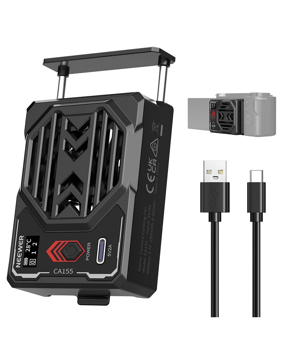Neewer Basics Camera Cooling Fan with Battery, CA155