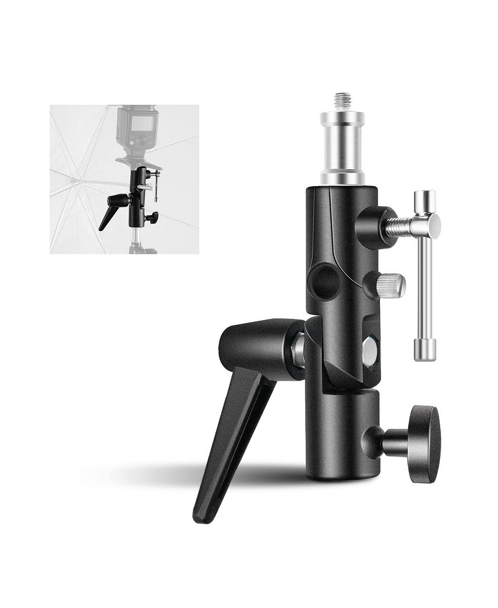 Neewer Camera Flash Bracket H Type Mount with Umbrella Softbox Holder, 2 Pack