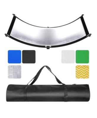 Neewer Clamshell Light Reflector Diffuser, Silver, White