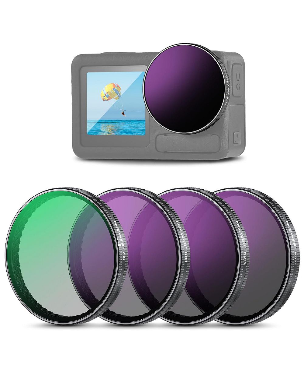 Neewer ND8/ND16/ND32/CPL Lens Filter Set for DJI Osmo Action