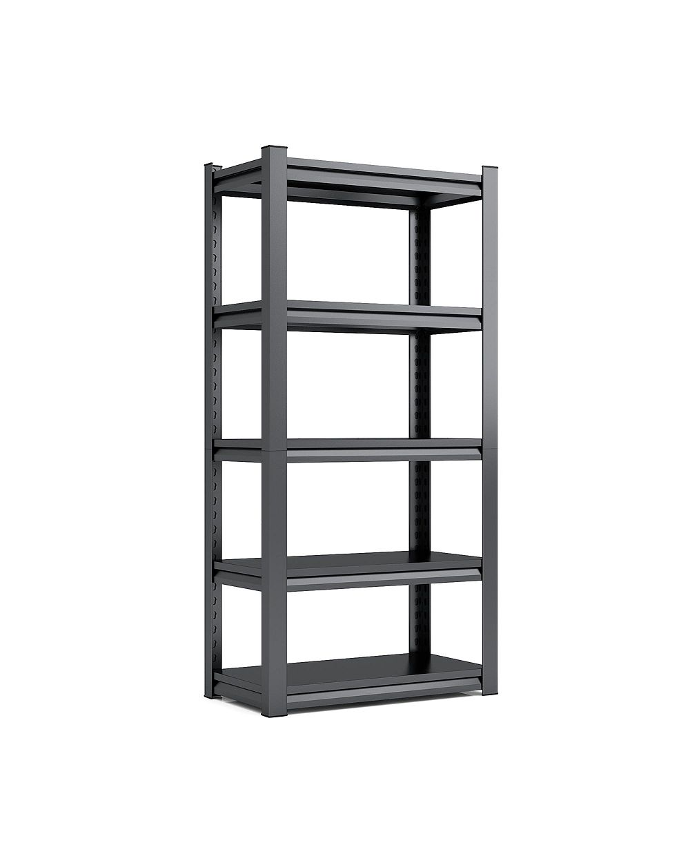 VIYET 72"H 5-Tier Heavy Duty Metal Shelves - 2000lbs Adjustable Garage and Kitchen Utility Rack