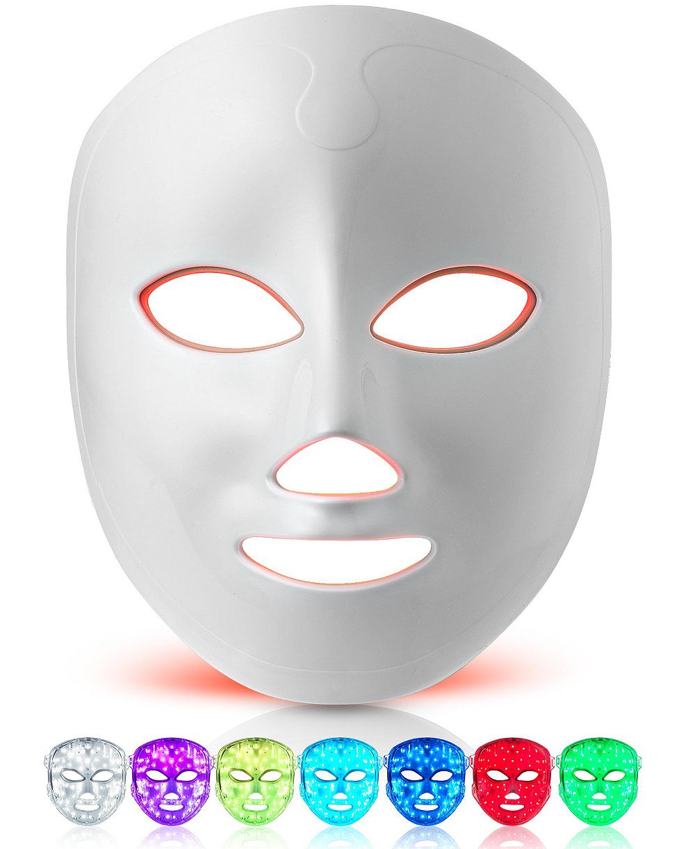 Lovery LED маска для лица с терапией светом 7 цветов для сияния кожи