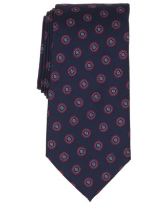 Brooks Brothers Men's Circle Flower Medallion Classic Tie