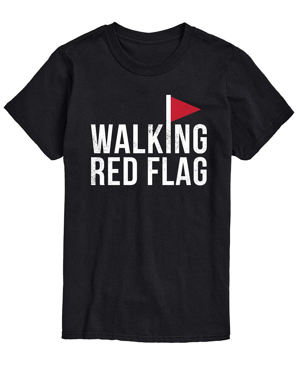 Мужская футболка AIRWAVES Walking Red Flag Short-Sleeve Graphic