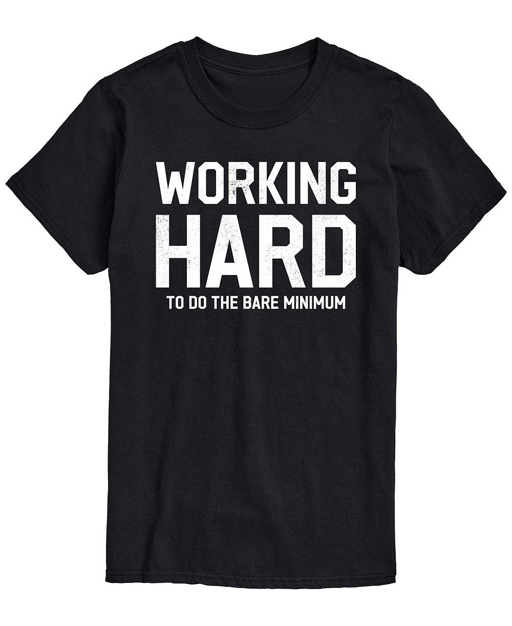 AIRWAVES Men's Working Hard Short-Sleeve Graphic T-Shirt