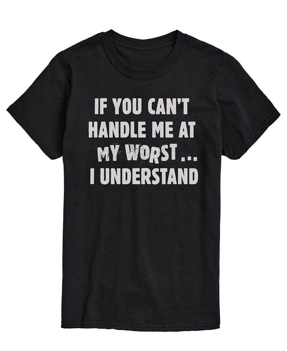 AIRWAVES Men's Can't Handle Me At Worst Short-Sleeve Graphic T-Shirt