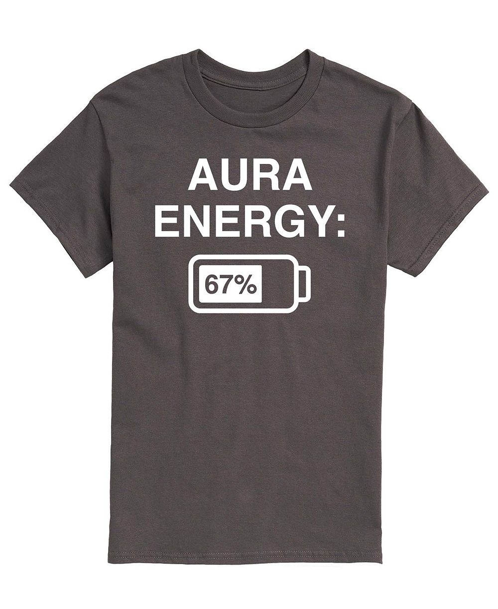 AIRWAVES Мужская футболка с принтом Aura Energy 67