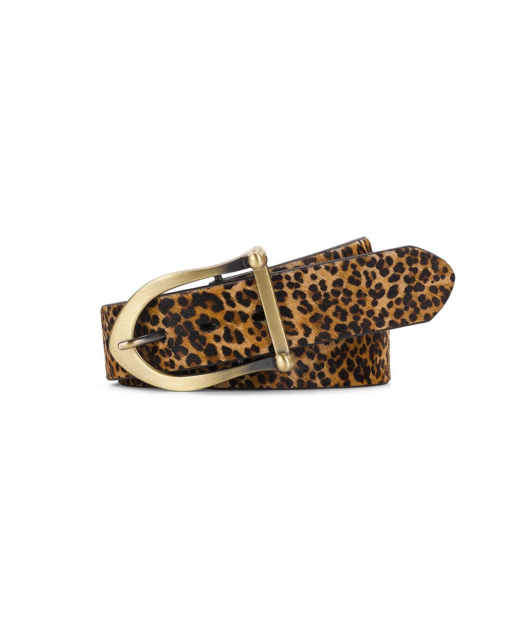 Кожаный ремень Patricia Nash Bergen Exotics из полированной замши