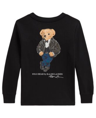 Polo Ralph Lauren детская футболка с длинным рукавом, медвежоно Polo, 2T-7