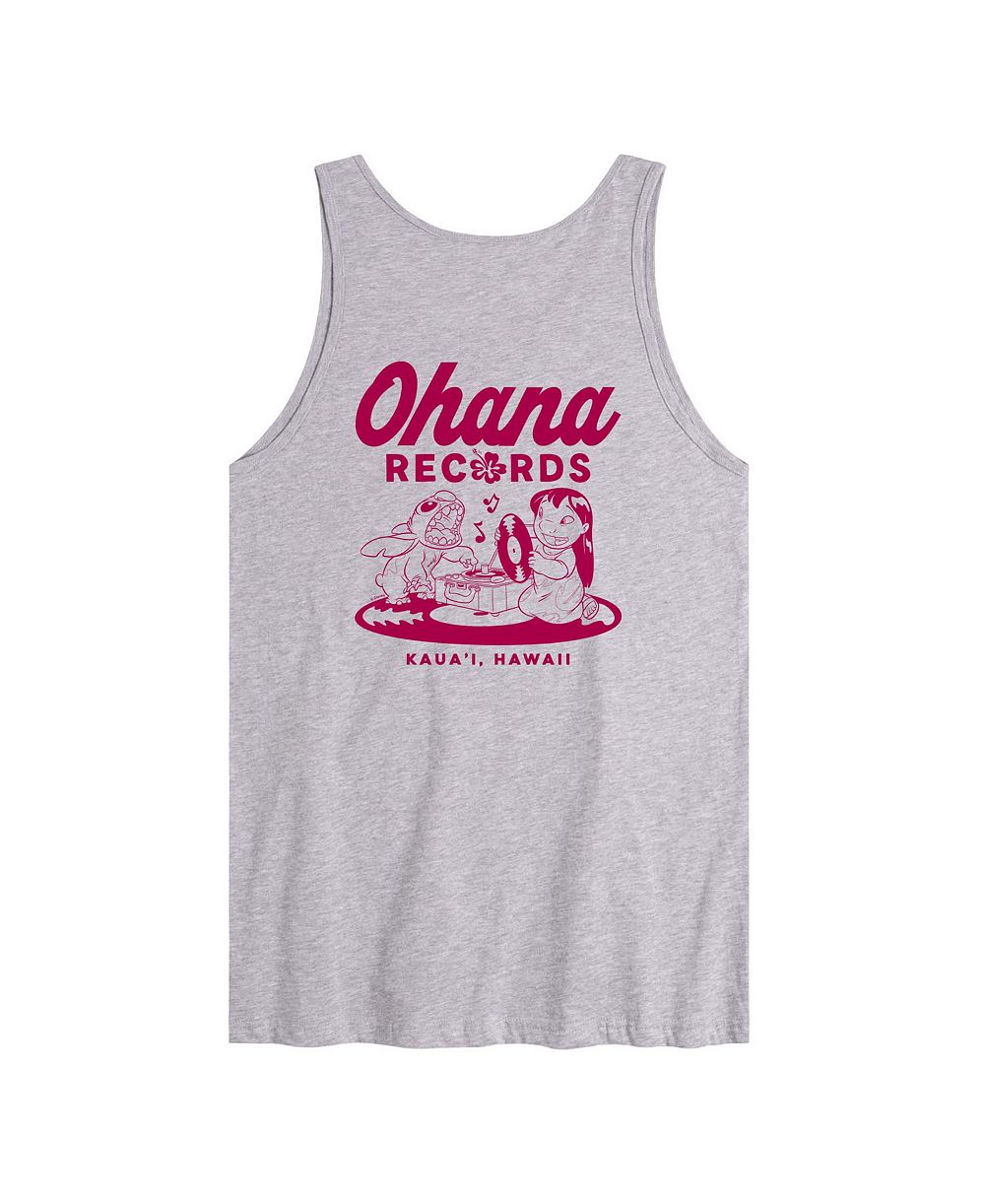 AIRWAVES Мужской топ Lilo and Stitch Ohana Records Graphic Tank Top