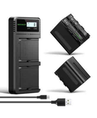 Аксессуар для зарядки и аккумулятор для камеры Neewer NP-F970, 7800mAh, Type C для устройств Sony NP-F-серии