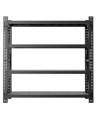 VIYET 71"Width Industrial Metal Shelving - 5000lbs Capacity 4-Tier Heavy Duty Garage Rack