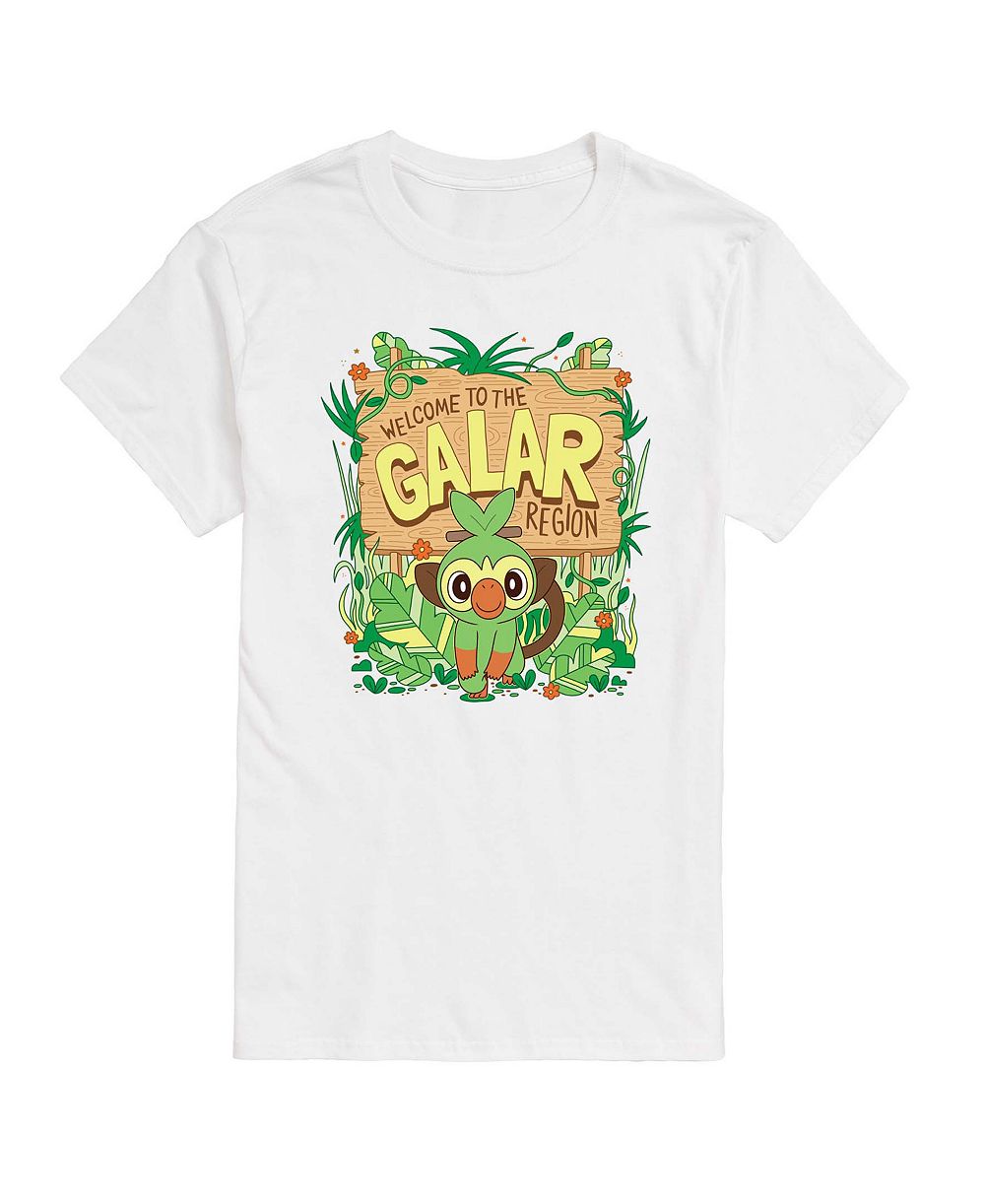 AIRWAVES Men's Pokemon Grookey Galar Graphic T-Shirt