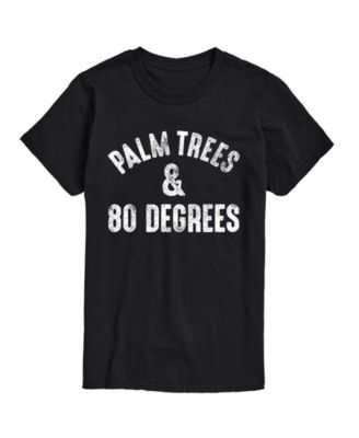 AIRWAVES Мужская футболка с графическим принтом Palm Trees And 80 Degrees